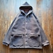 90's  BIOTRIBE Fleece Boa Hoodie Coat  - MADE IN U.S.A - / Size X-LARGE