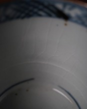 猪口　古伊万里　市松文　A　/　江戸後期