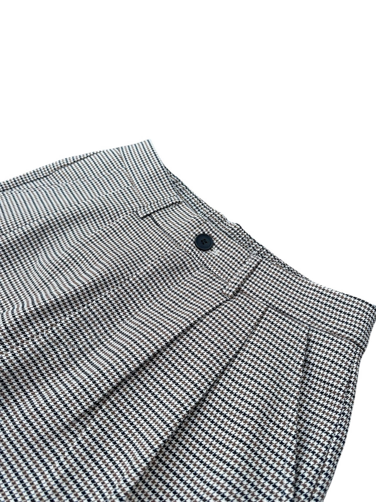Modern Check Wide Slacks