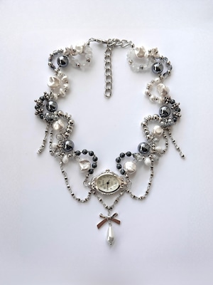 luxury watch frill necklace.