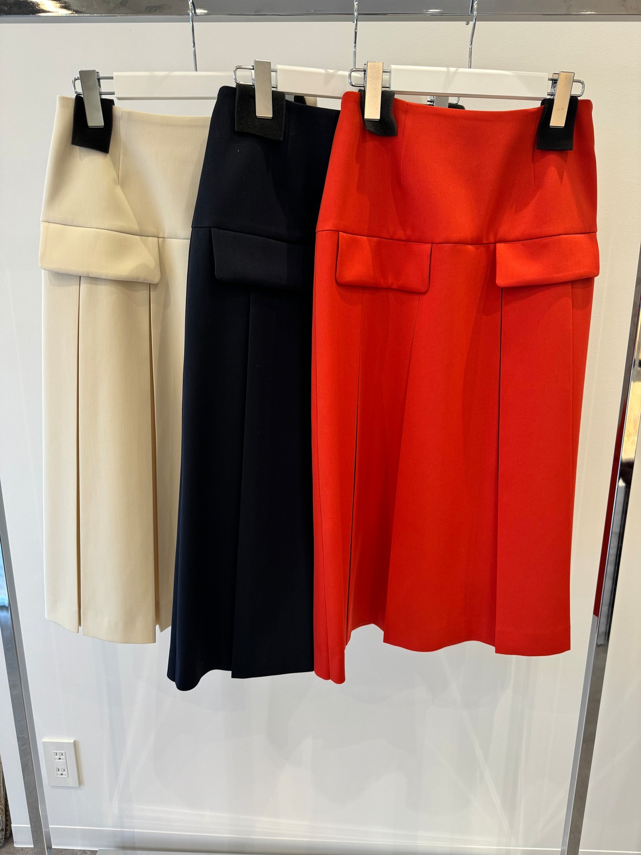 BORDERS at BALCONY  3色展開　FLAP SKIRT フラップスカート