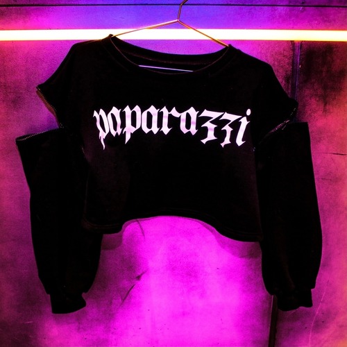 Shoulder Zip Shorty Crew Sweat【Black】