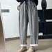 裾レースチェック柄イージーパンツ ・12032