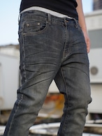 ウォッシュスリムフィットアキュムレイテッドデニム