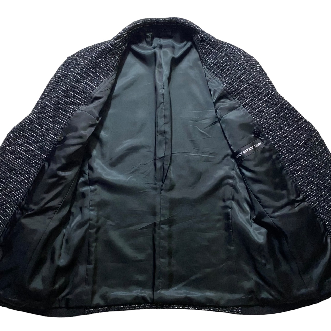 2017AW ISSEY MIYAKE MEN switching knit tailored jacket