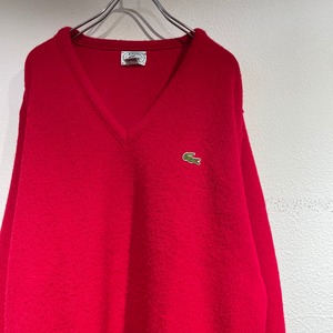 LACOSTE used knit