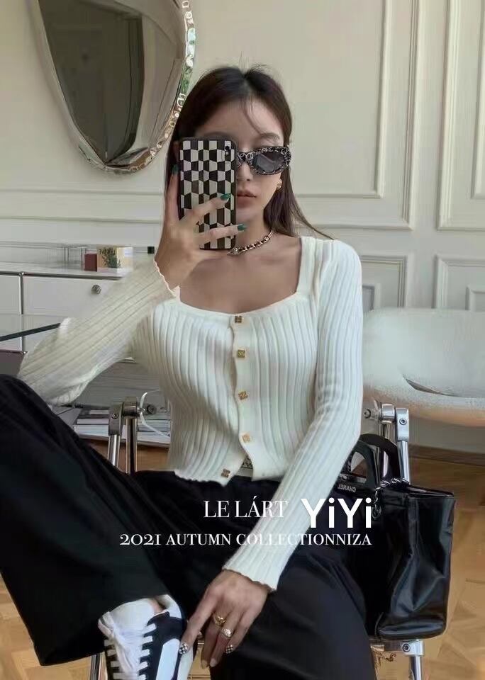 スクエアネックニット　AJ111-5085