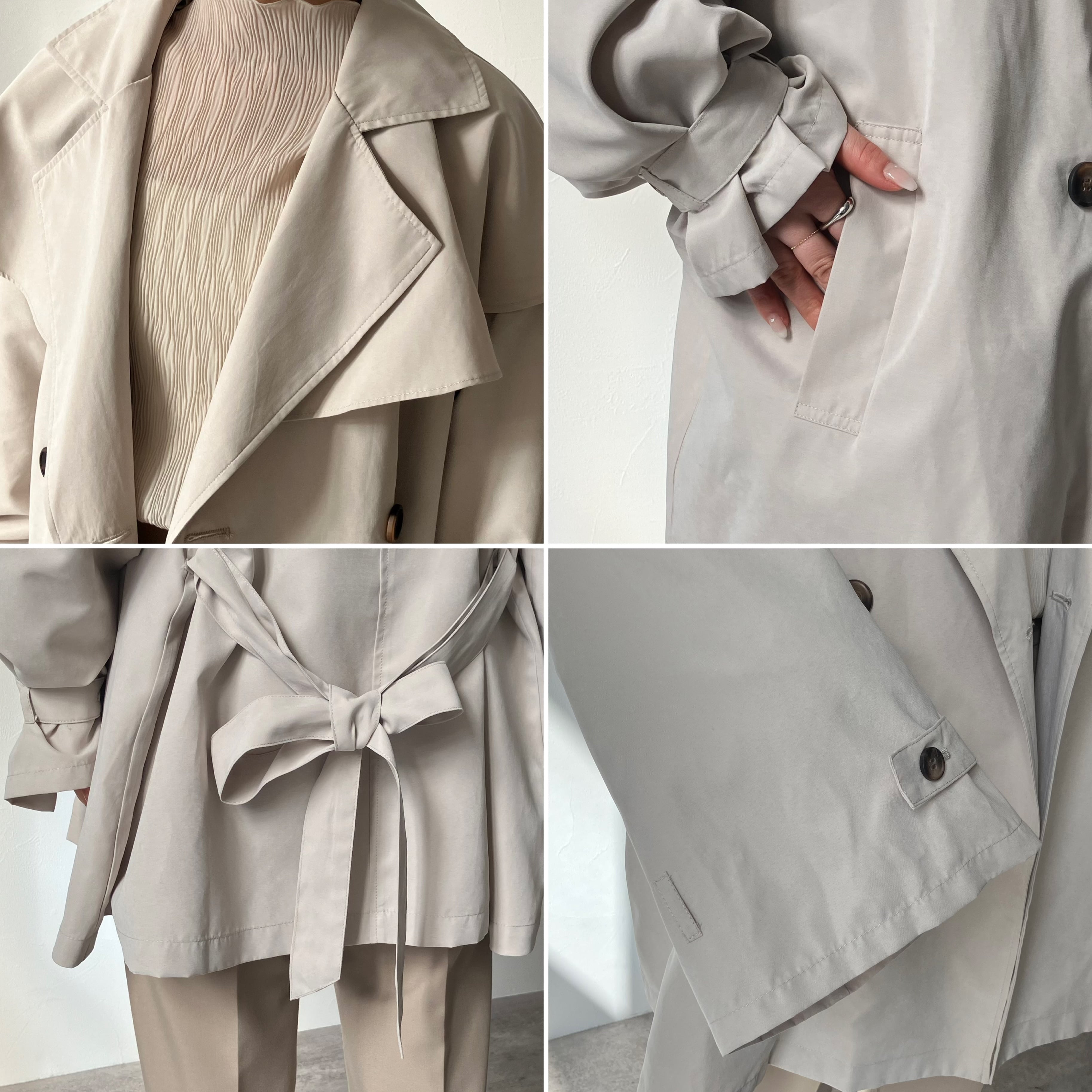 ポンチョ風ミドル丈コート【y8014-z】宅配便送料無料/宅配便発送 | zena