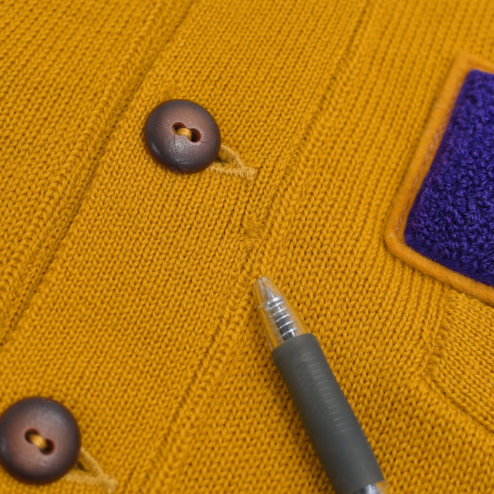 50～60s WEBER'S ウェバーズ サガラワッペン 刺繍 ウールニット