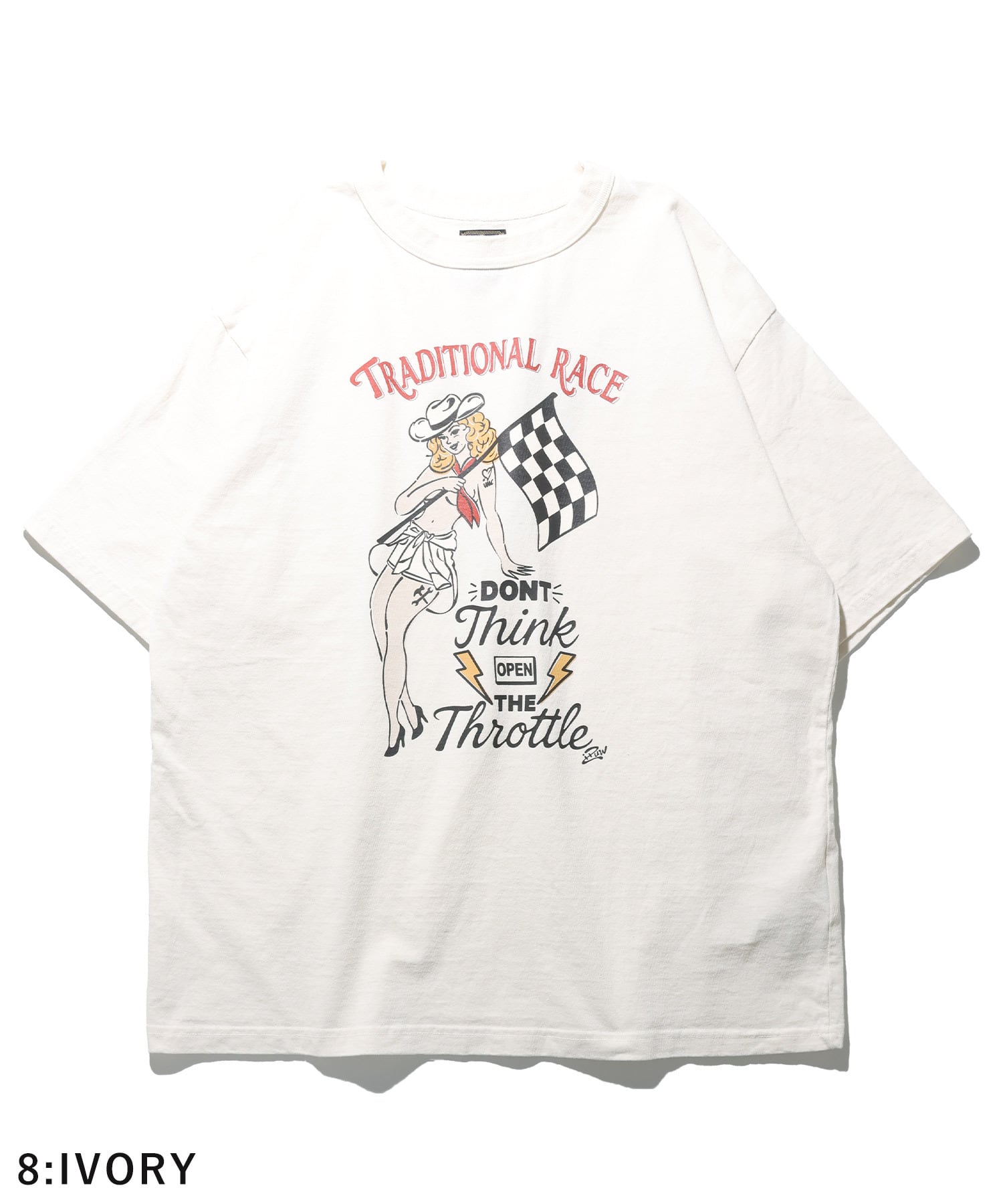 PINUP STARTER GIRL TEE ピンナップ スターターガール プリント T