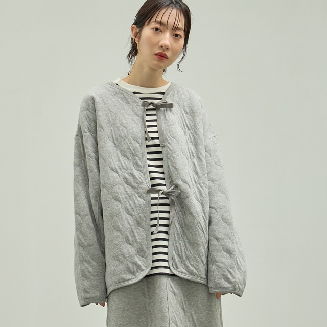 A.U.G relaxing キルトライナーカーディガン /854405