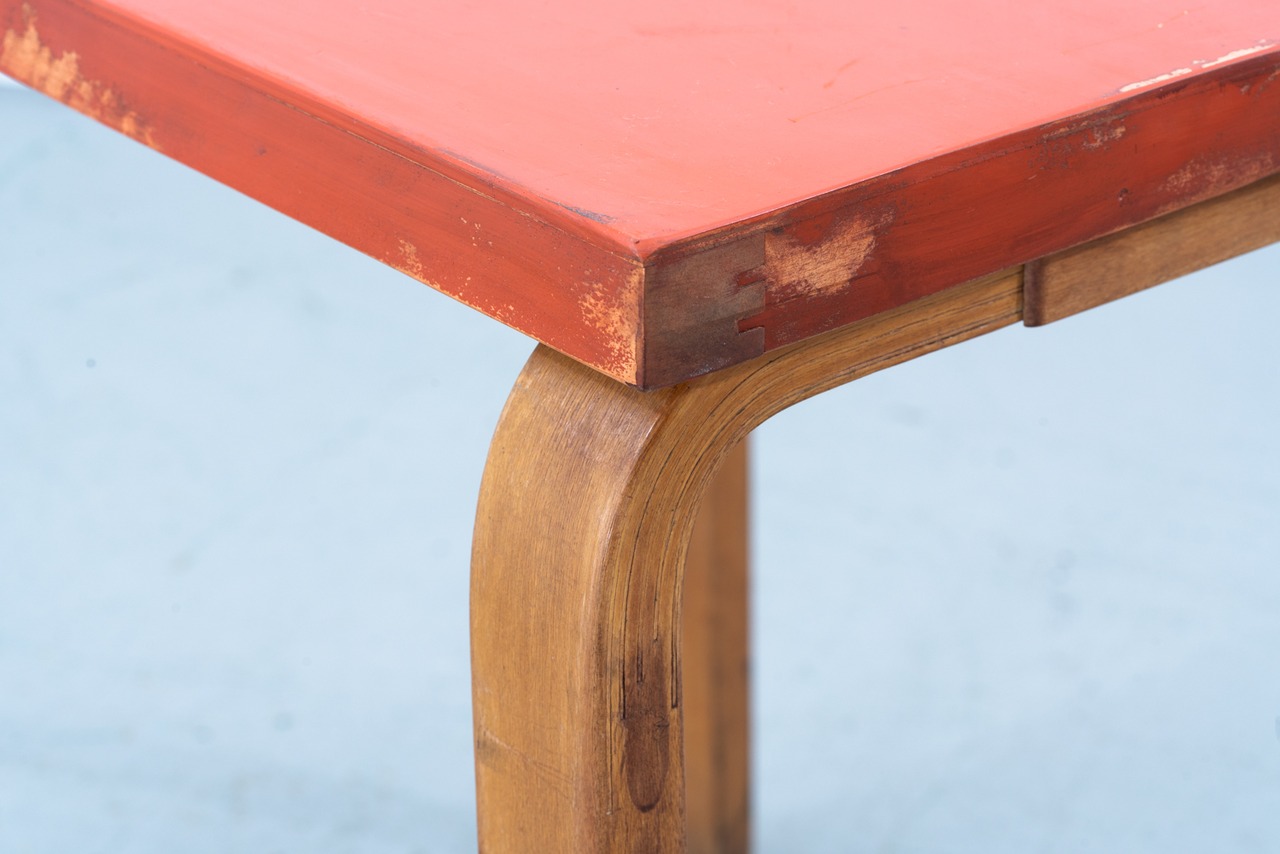 Alvar Aalto | Table Orange Paint 1940-50s