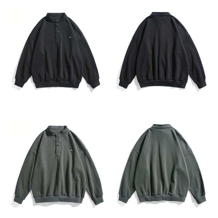 ★LOOSE ROUND NECK SWEATER　　02034