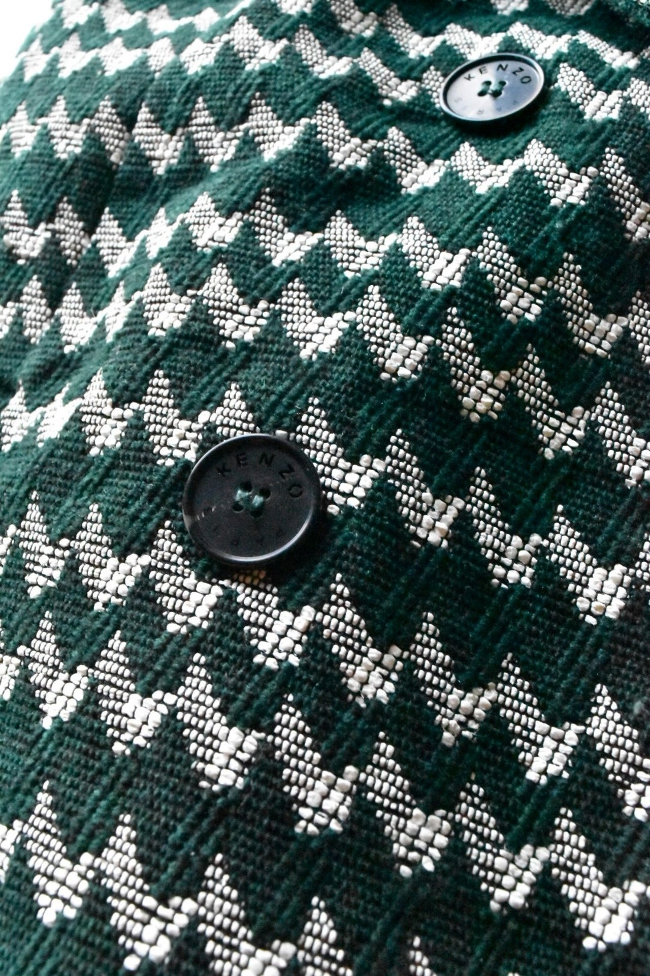 “KENZO” 2010s Wave patterned coat