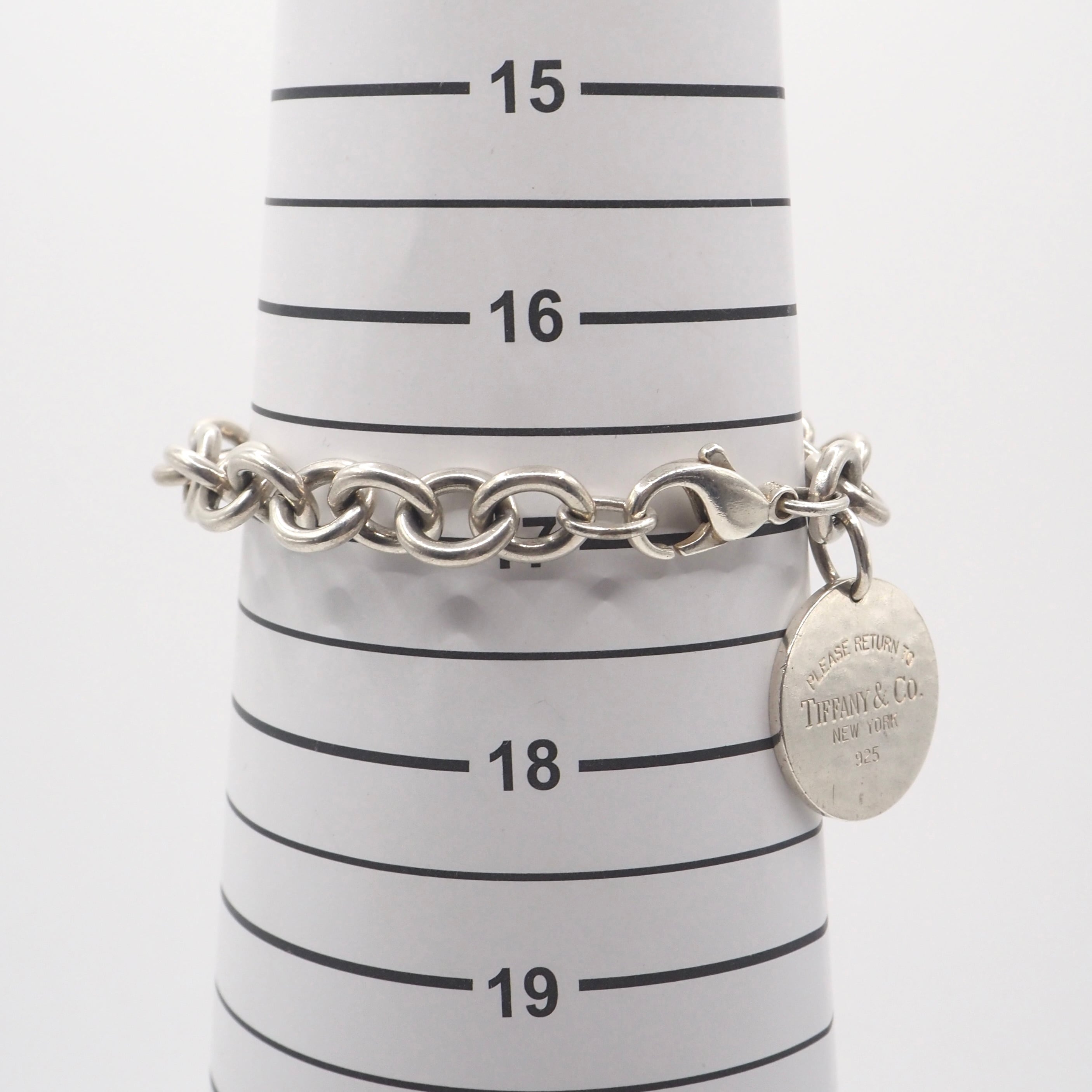 Tiffany&Co. リターントゥ ラウンドタグ ブレスレット シルバー925