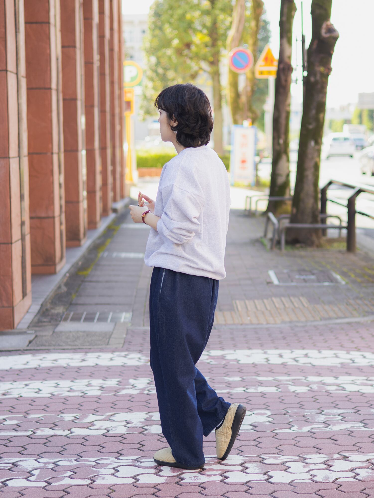 VOIRY SUNDAY PANTS-DENIM D-BLUE / VOIRY | PEPS