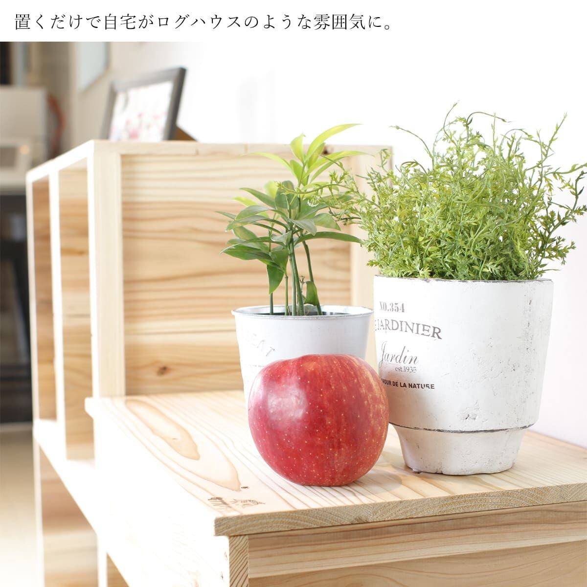 しろ　りんご箱　8箱セット USEDりんご木箱 2箱セット【ランクB】 | 甚八りんご産直便