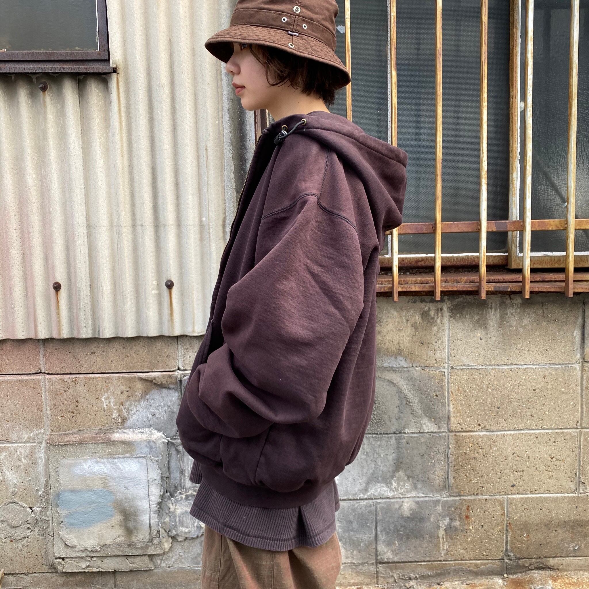 Carhartt カーハート ワンポイントロゴ 刺繍 フルジップ スウェット
