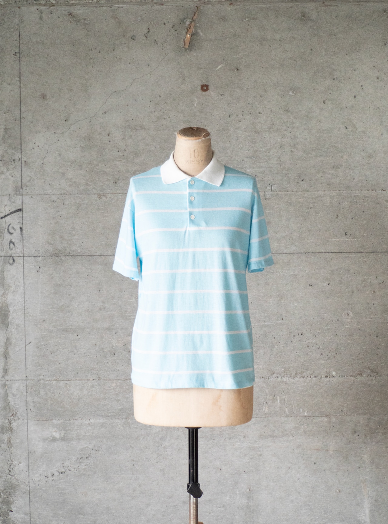 "PUT ON SHOP" 1970s Polo shirt