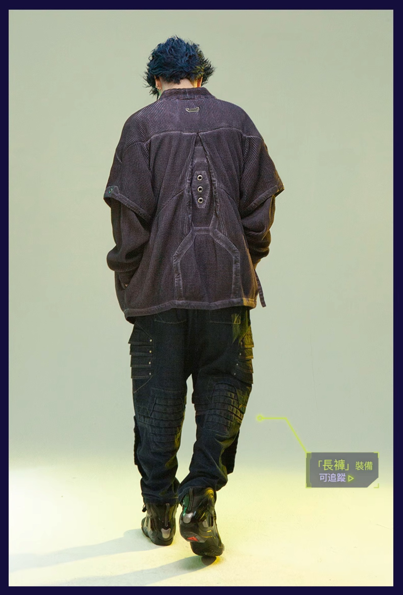 不作悪 マトリクスサバイバーカーディガン