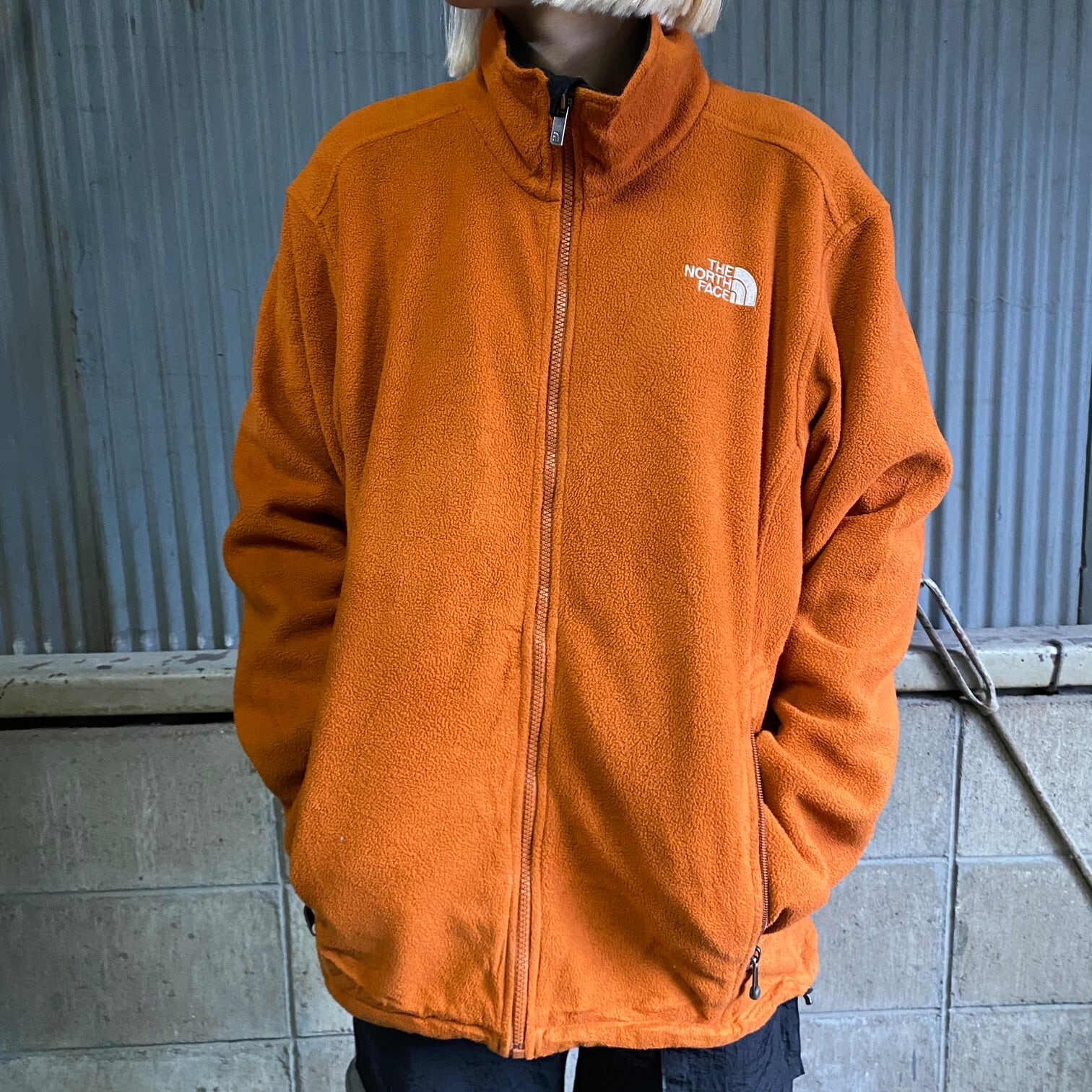 North Face ノースフェイス　オレンジフリース