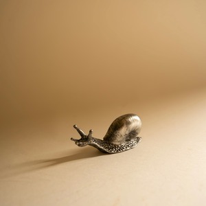 ピューター製オーナメント　エスカルゴ　大