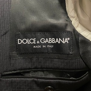 DOLCE&GABBANA unique pattern woven single suits set-up