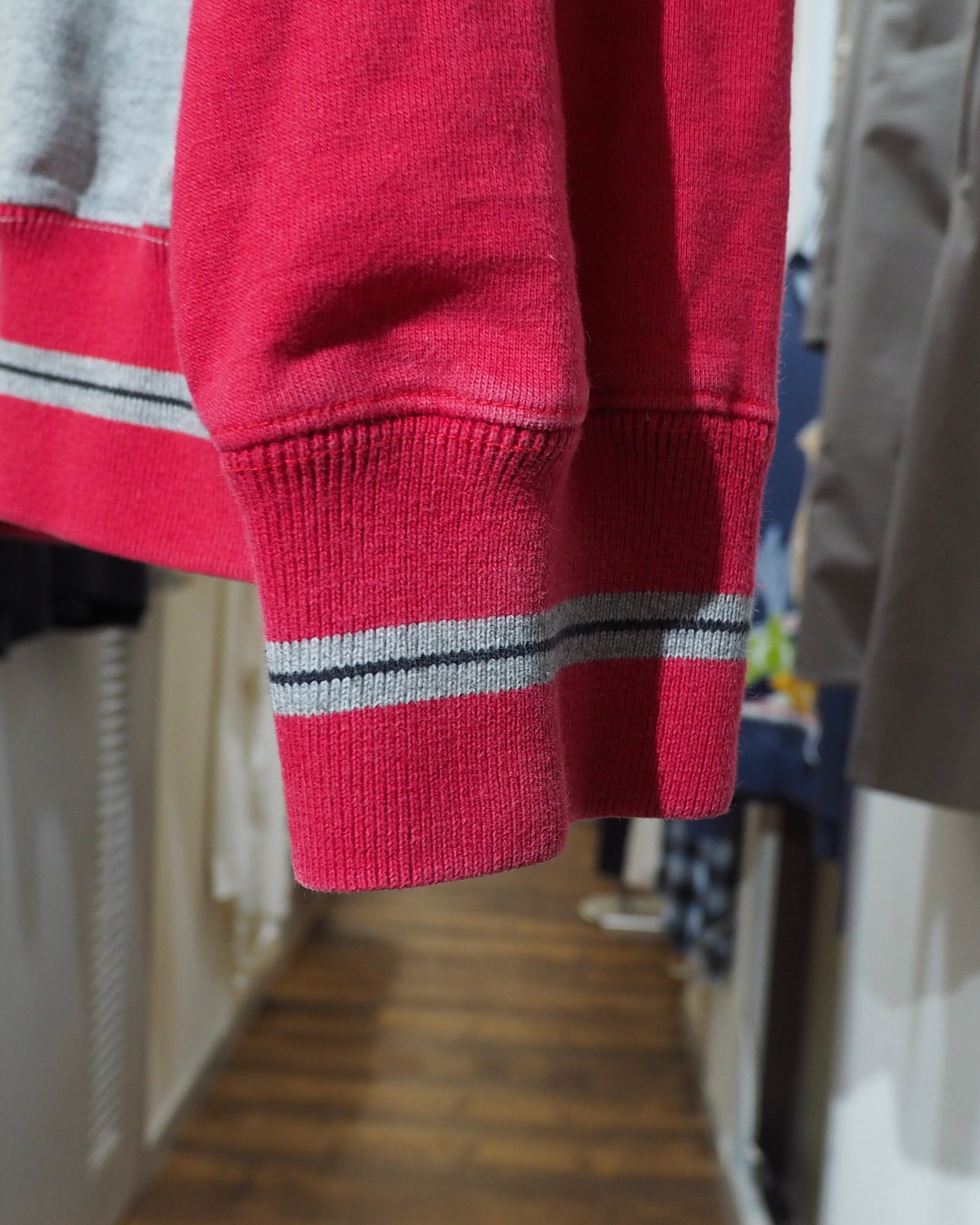 1990s Two-Tone Color switching vintage Raglan Sweat Jacket