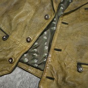 embroidery design leather tyrolean vest