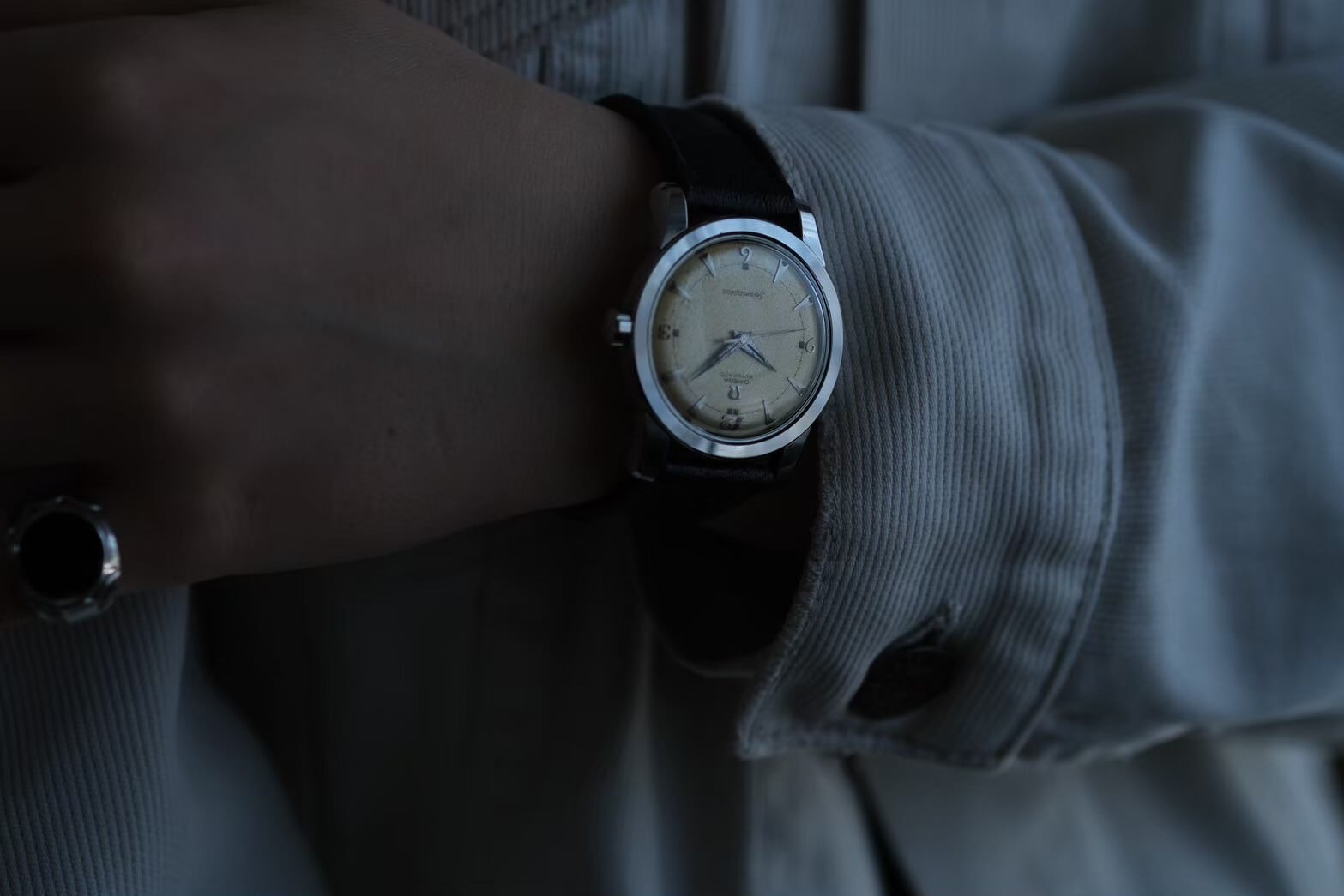 OMEGA】 1953年製 オメガ シーマスタ― ファースト 楔インデックス×飛び