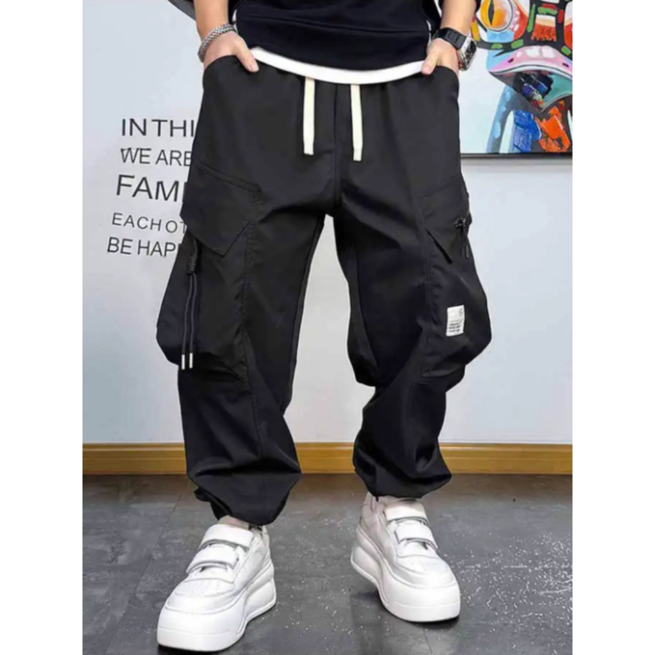 Multi pocket cargo jogger pants 1102 - 5