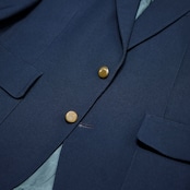 80's LEVI’S action suit tailored jacket navy