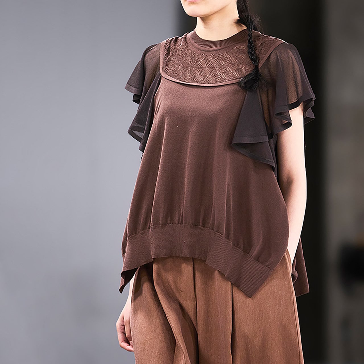support surface サポートサーフェス レース　ニットトップス　1 support surface - サポートサーフェス | NAJA FIORE