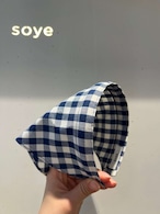 【 SOYE / 予約 】 Check cap band