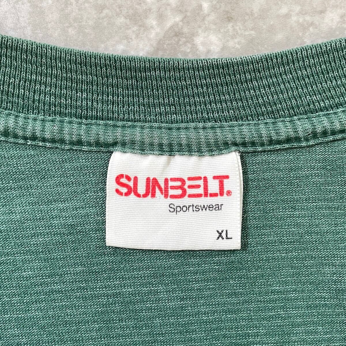 90年代 USA製 SUNBELT サンベルト ボーダーTシャツ メンズXL 古着 90s