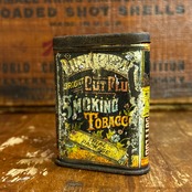 Early 1900s BUCKINGHAM BRIGHT CUT PLUG TRIAL PACKAGE アンティーク タバコ Tin 缶
