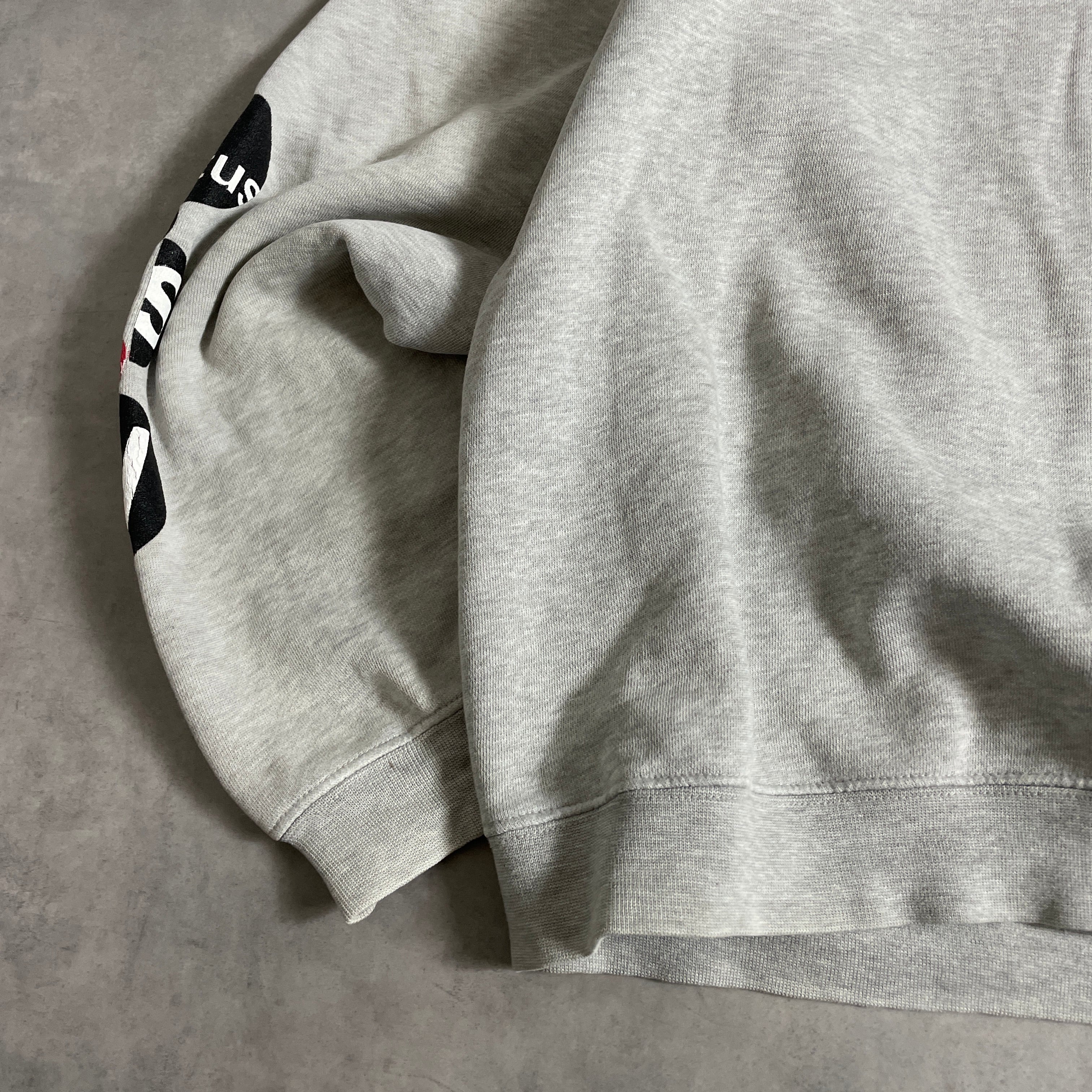 希少 90s-00s old stussy 袖ロゴ スウェット グレー | SALONE