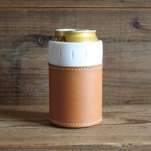 What will be will be サーモス THERMOS 保冷缶 ホルダー レザー カバー 350ml