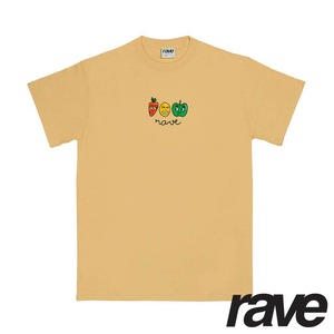 【RAVE SKATEBOARDS/レイブスケートボード】MANGEZ BOUGEZ TEE Tシャツ / CREAM クリームホワイト / SS20