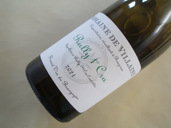 リュリー 1級 白 2021年 ド・ヴィレーヌ