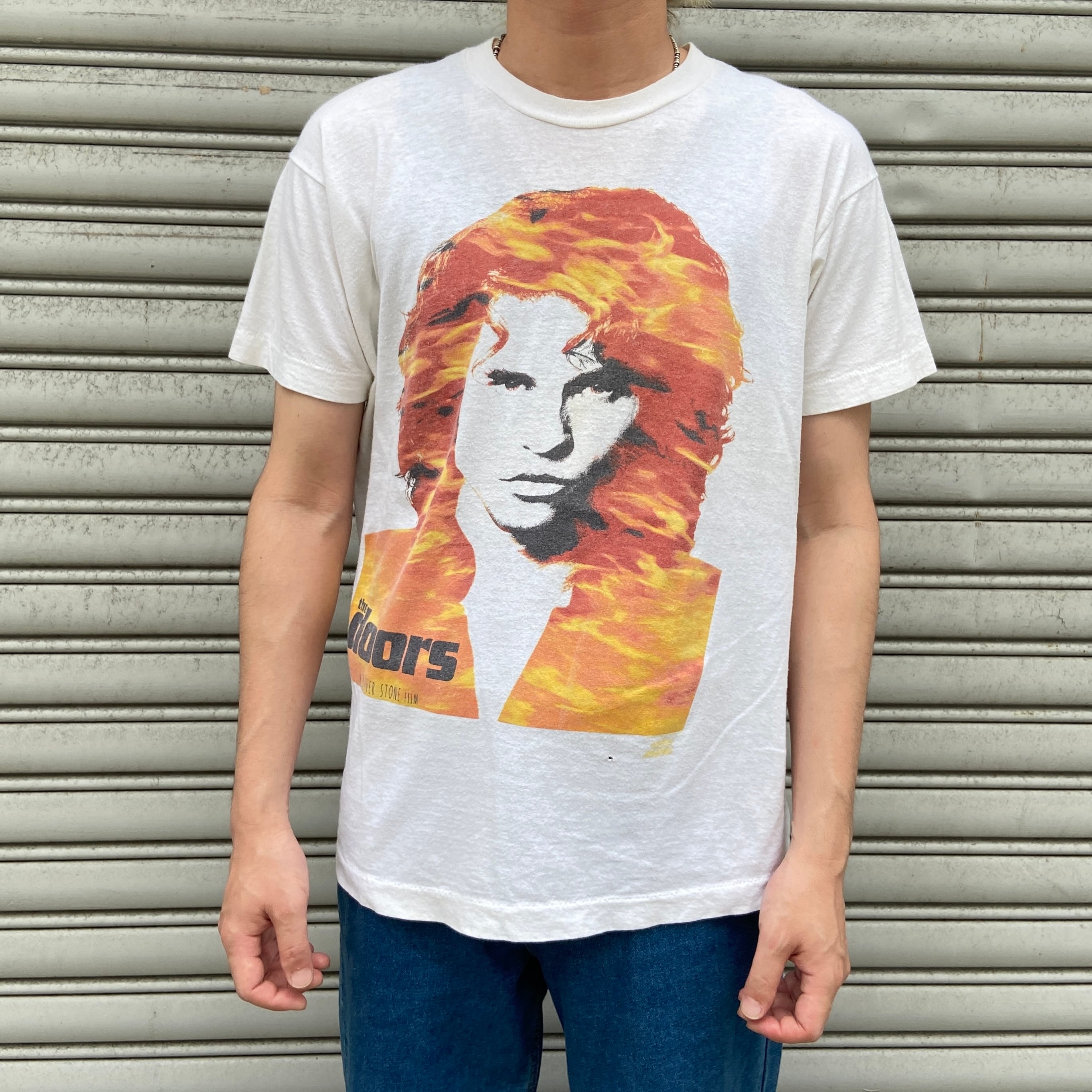 90s doors ドアーズ ジムモリソンバンt ムービーt ホワイト M相当 
