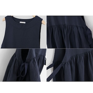 Aラインカフェスタイルワンピース A00394
