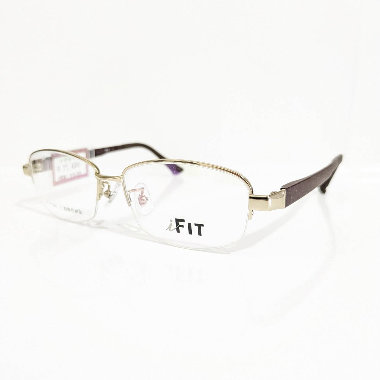 【iFit】スクエアナイロールフレーム ゴールド