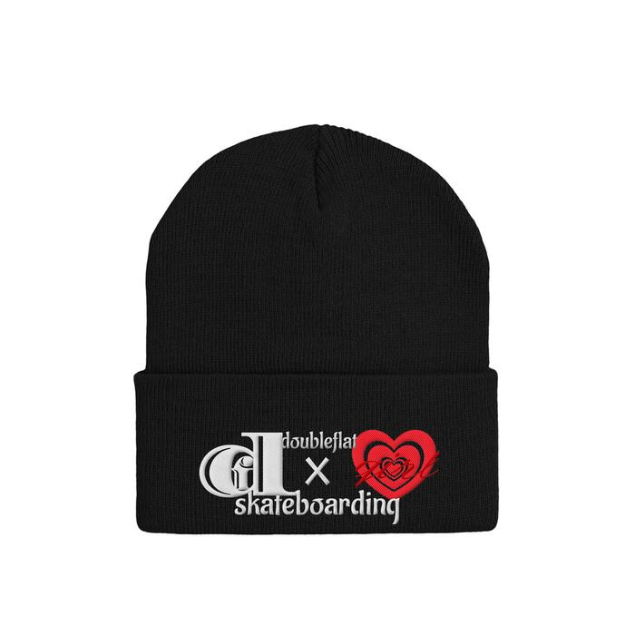 90s OLD STUSSY/Logo embroidery Long Beanie/Free/刺繍ロゴ/ロング