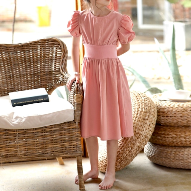  cotton pinky casual dress