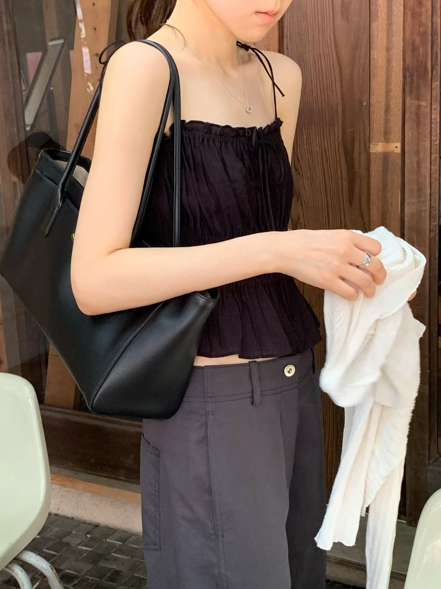 (予約) ounce / Lodi banding blouse