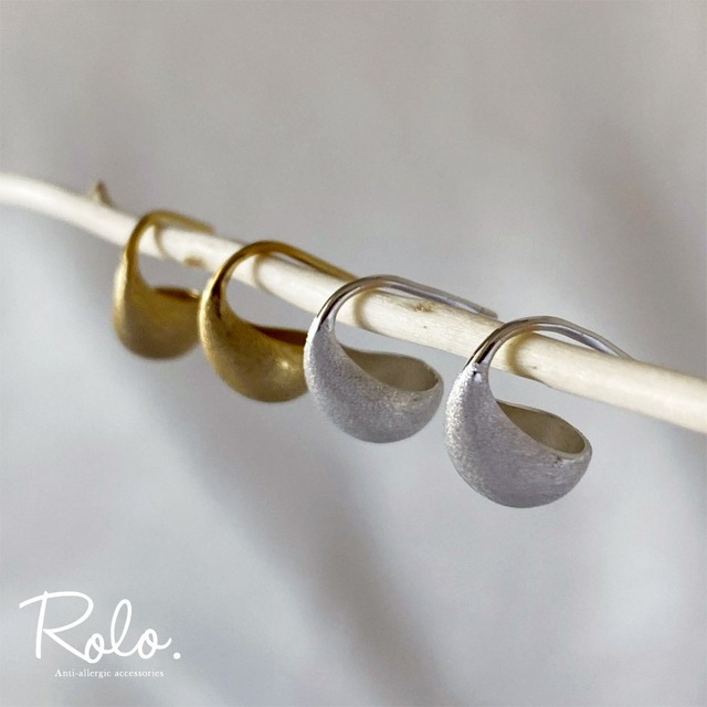 マットドロップピアス SV925