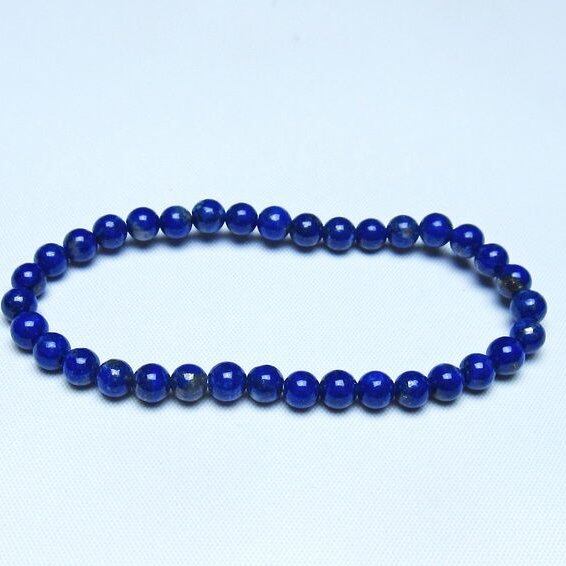 ラピスラズリ ブレスレット 5mm 一点物 メール便可 [M便 1/10] 111-48409