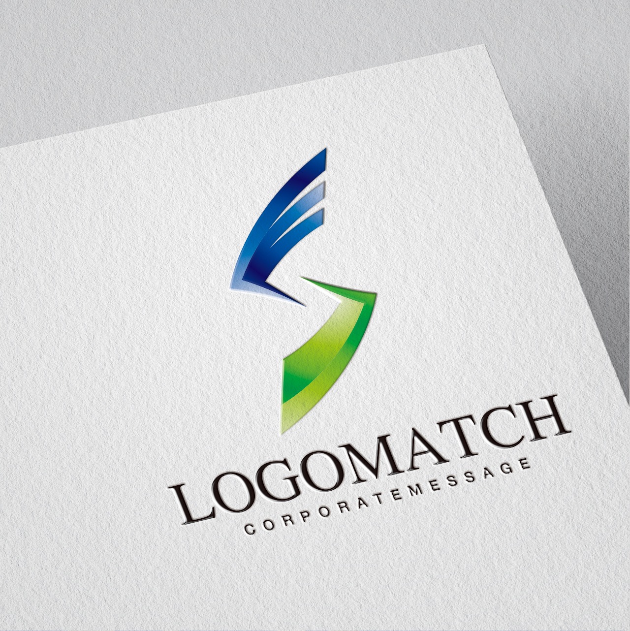 強い意志で飛躍するSのロゴ