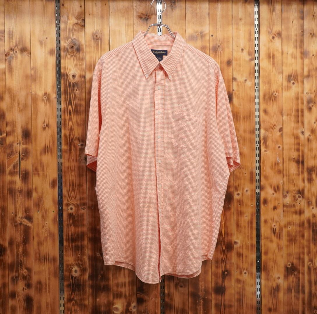 brooks brothers シアサッカーシャツ XL/ブルックスブラザーズ | 古着